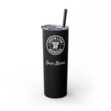 South Lyon Local AF Skinny Steel Tumbler with Straw - 20oz