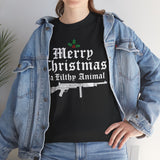 Merry Christmas Ya Filthy Animal Basic T-Shirt - Unisex