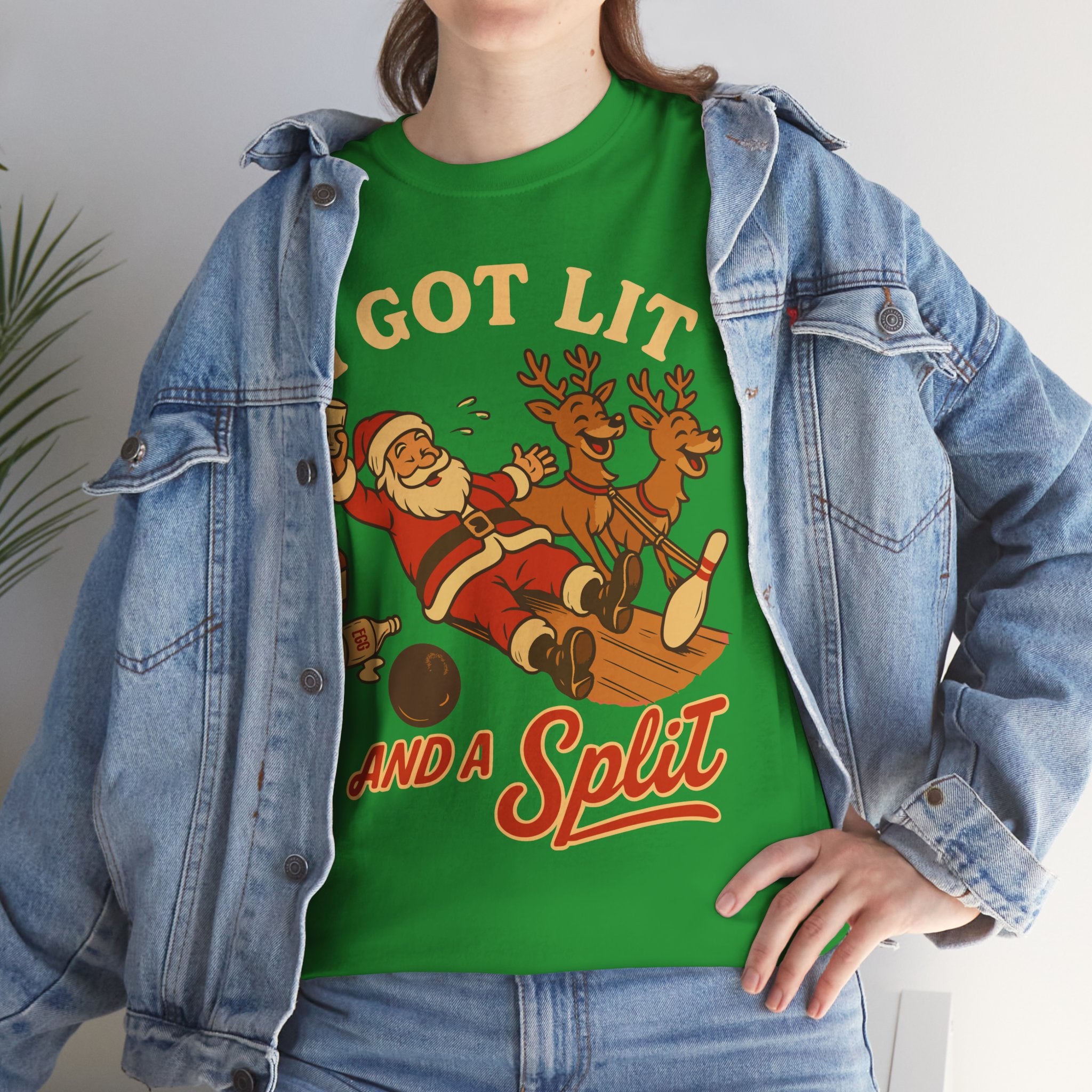 I Got Lit And A Split Basic T-Shirt - Unisex