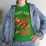 I Got Lit And A Split Basic T-Shirt - Unisex