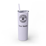 Manchester Local AF Skinny Steel Tumbler with Straw - 20oz