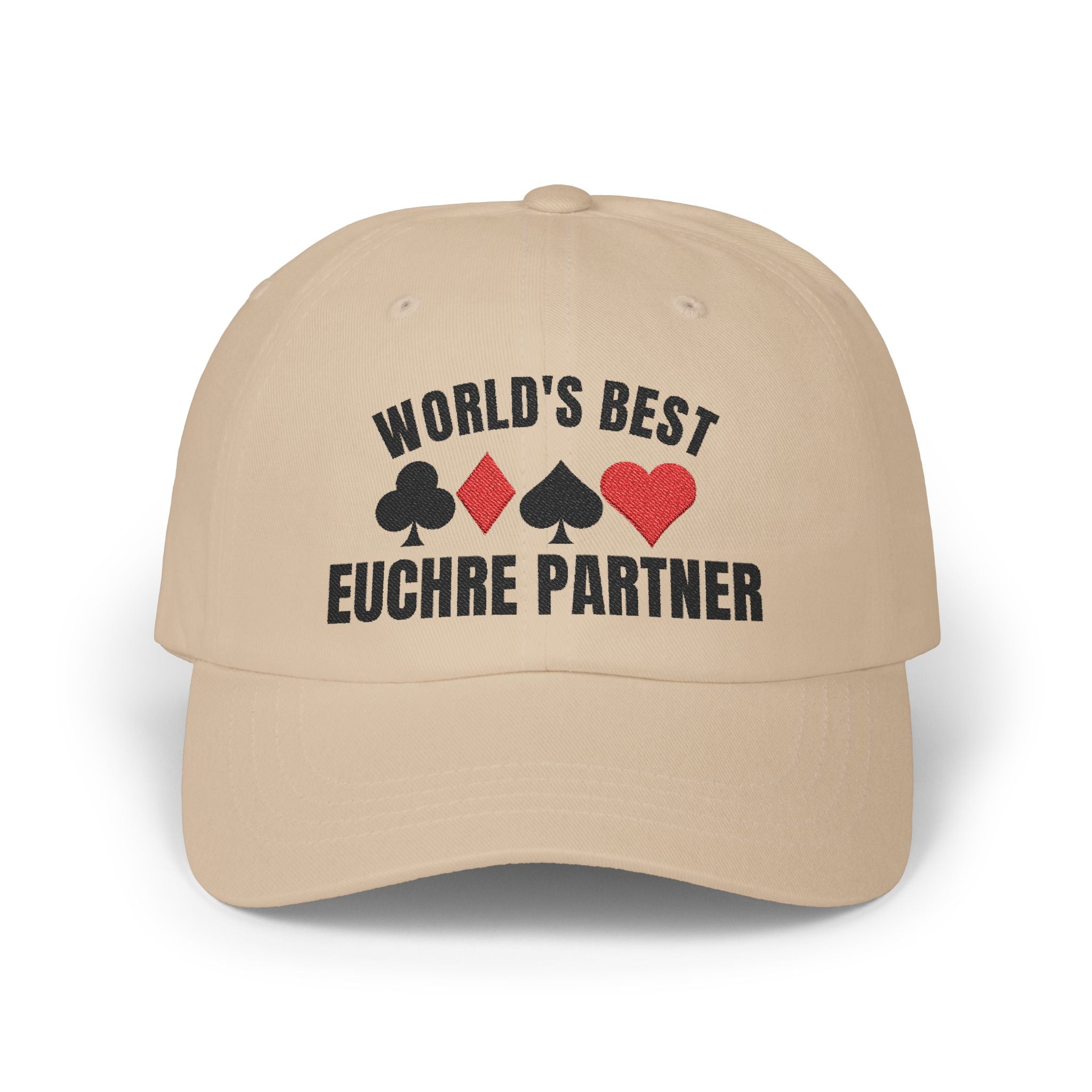 Worlds Best Euchre Partner Classic Dad Cap
