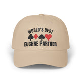 Worlds Best Euchre Partner Classic Dad Cap