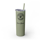 Manchester Local AF Skinny Steel Tumbler with Straw - 20oz
