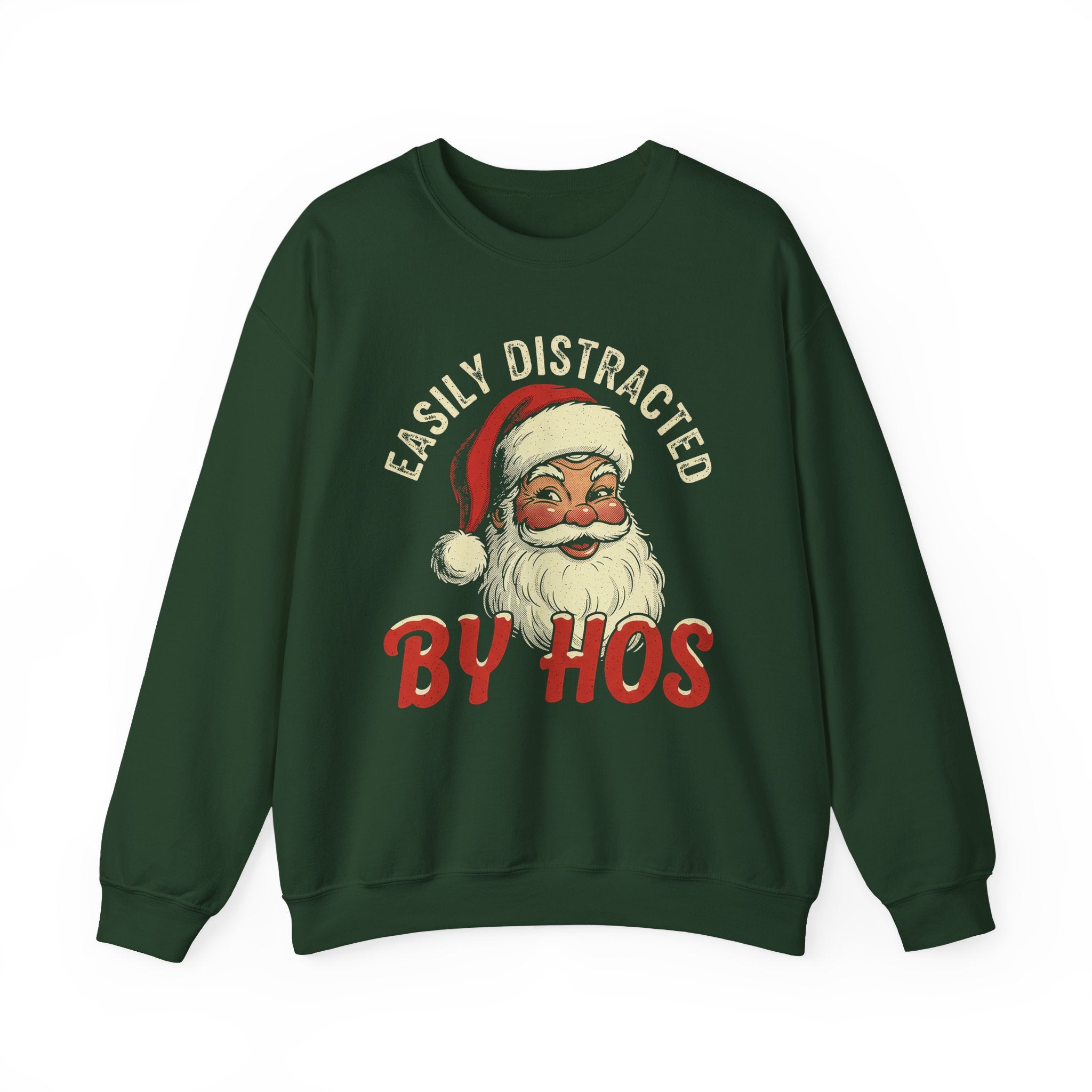 Easily Distracted By Hos Crewneck Sweatshirt - Unisex