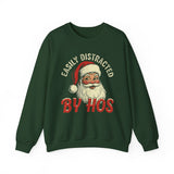Easily Distracted By Hos Crewneck Sweatshirt - Unisex