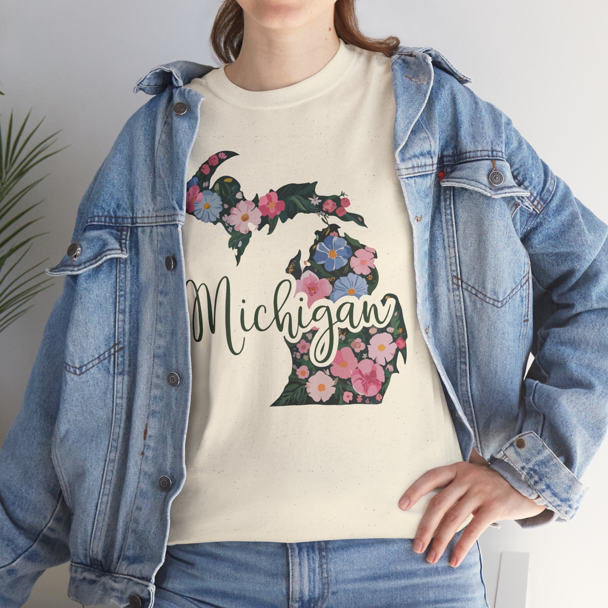 Michigan Floral T-Shirt - Unisex