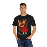 Girl Hugging Fawn Premium T-Shirt - Unisex