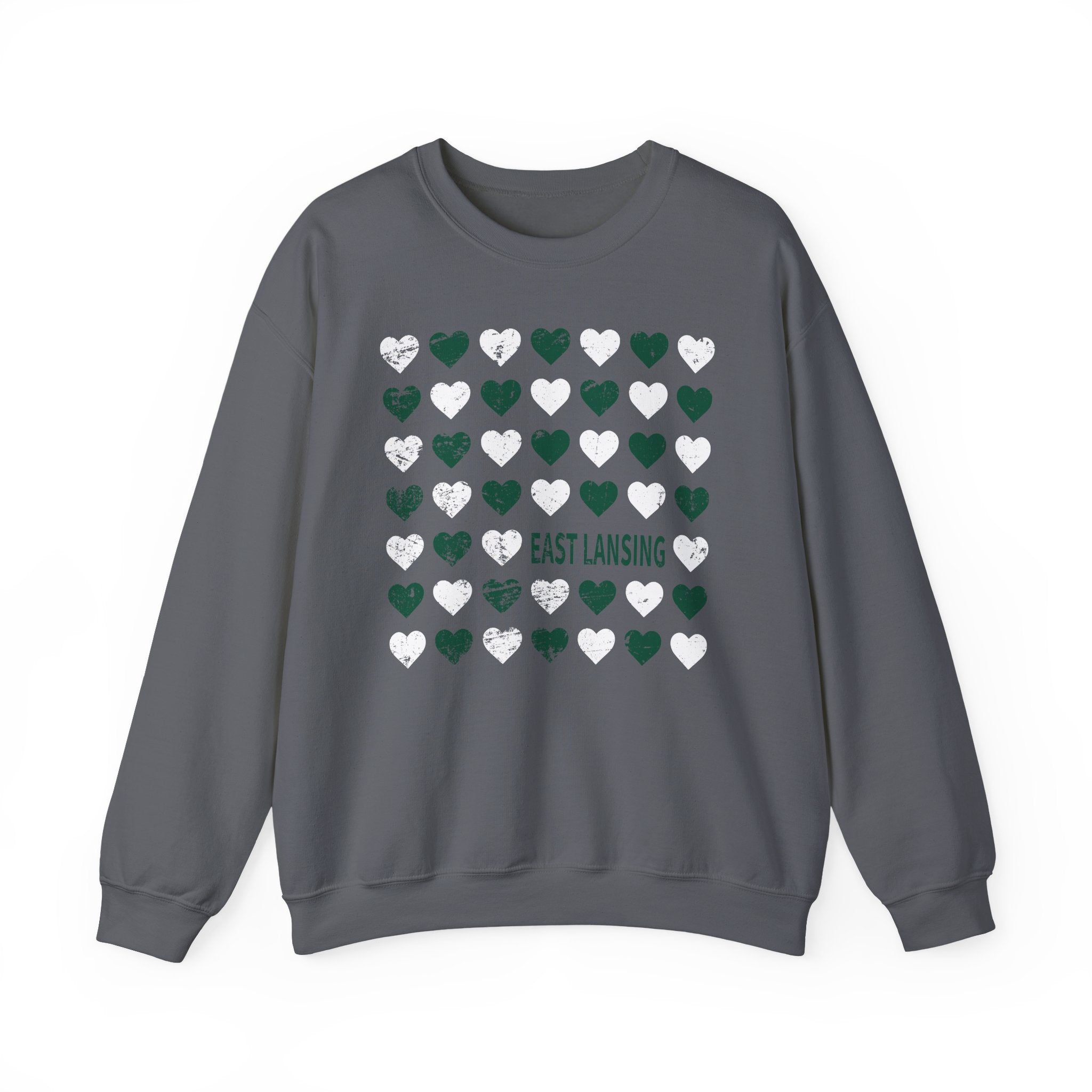 Hearts East Lansing Crewneck Sweatshirt - Unisex