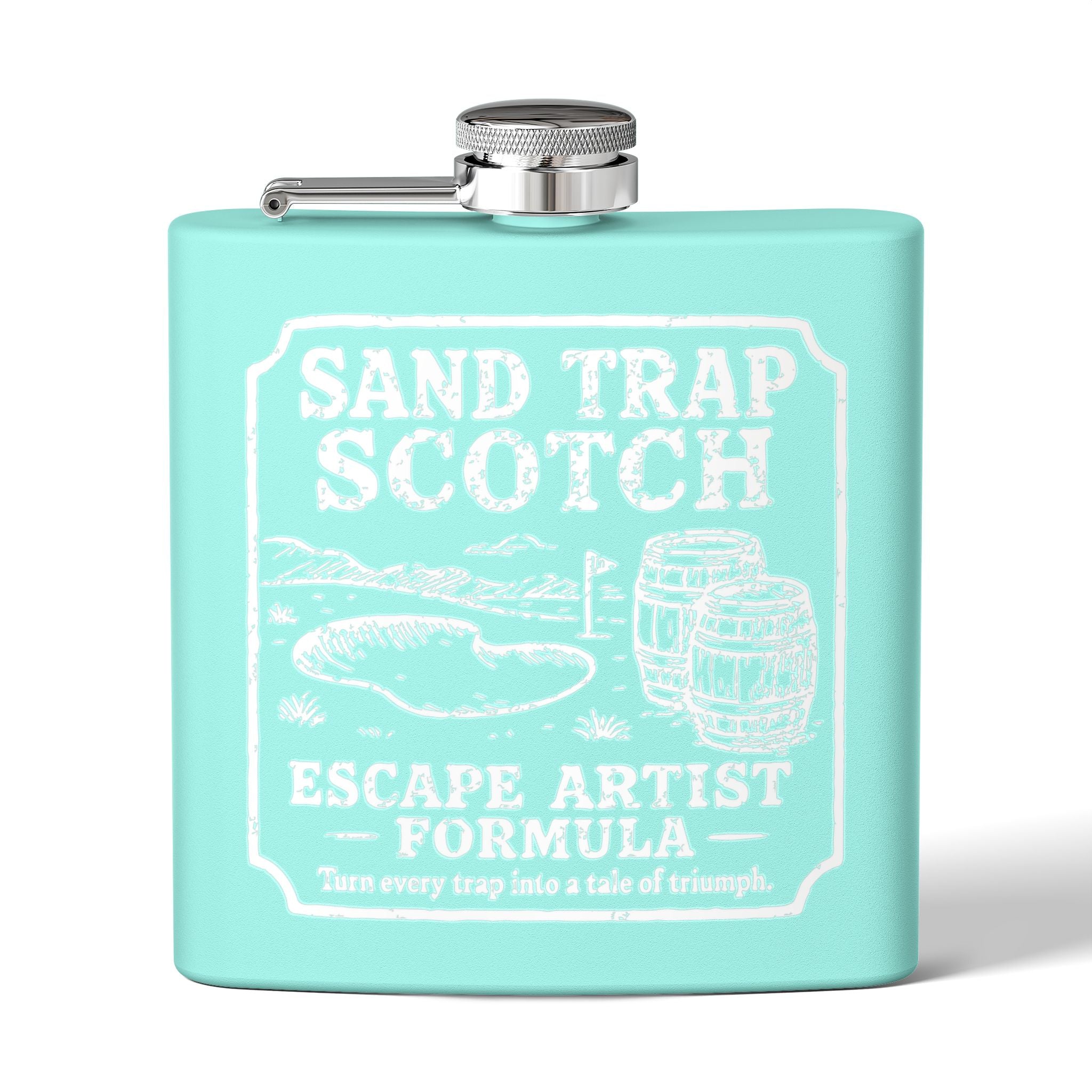 Sand Trap Scotch Flask - 6oz