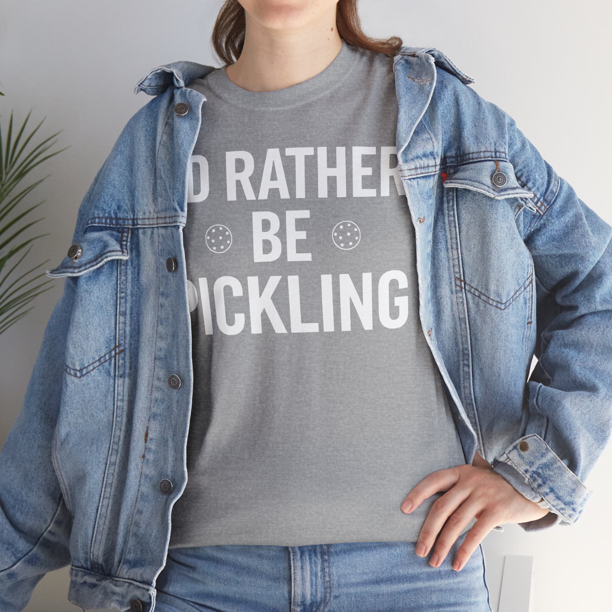 I'd Rather be Pickling Basic T-Shirt - Unisex