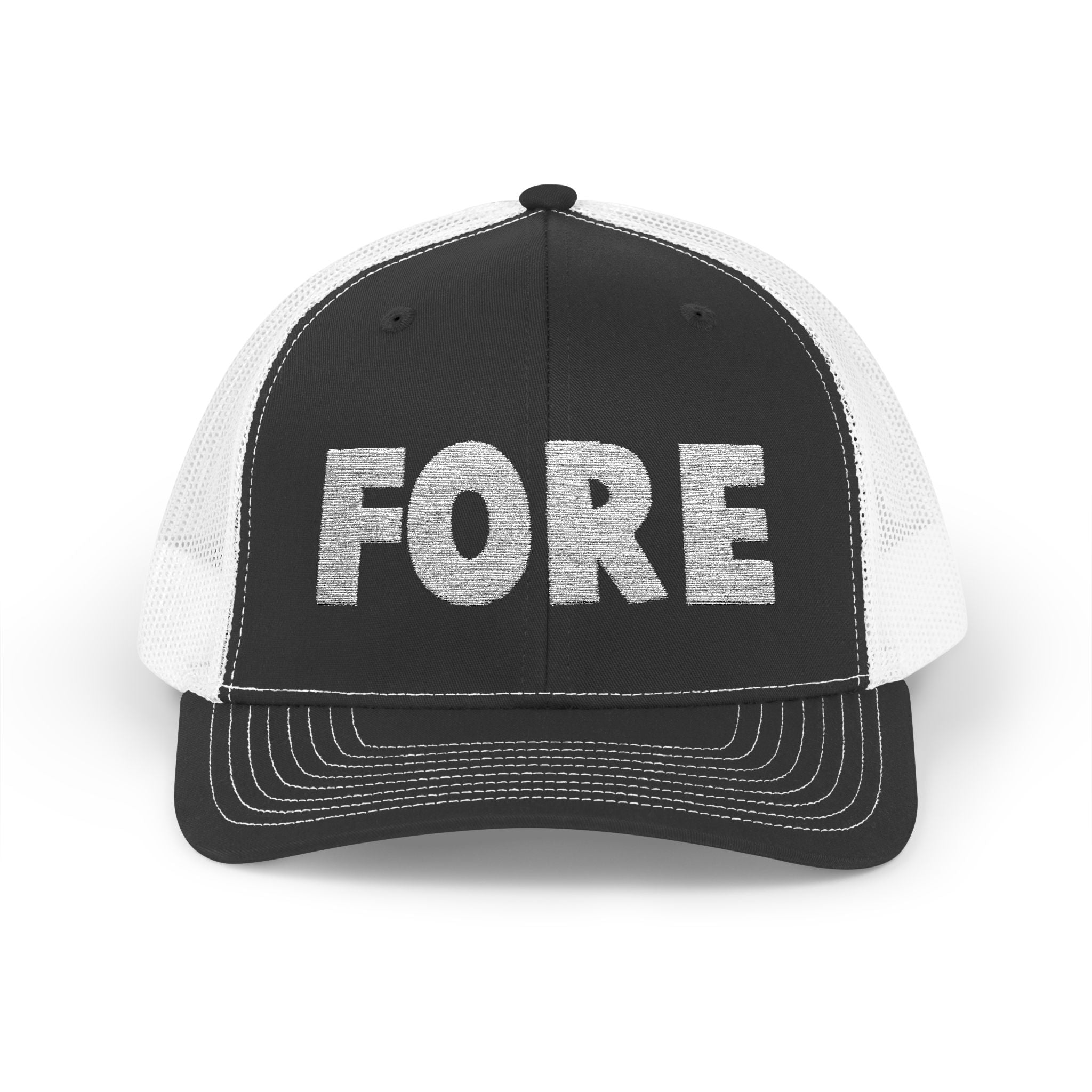 FORE Golf Snapback Trucker Cap