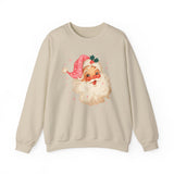 Pink Santa Crewneck Sweatshirt - Unisex