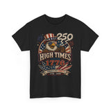 Stoned Eagle 1776 2026 Funny Patriotic Americana Basic T-Shirt - Unisex