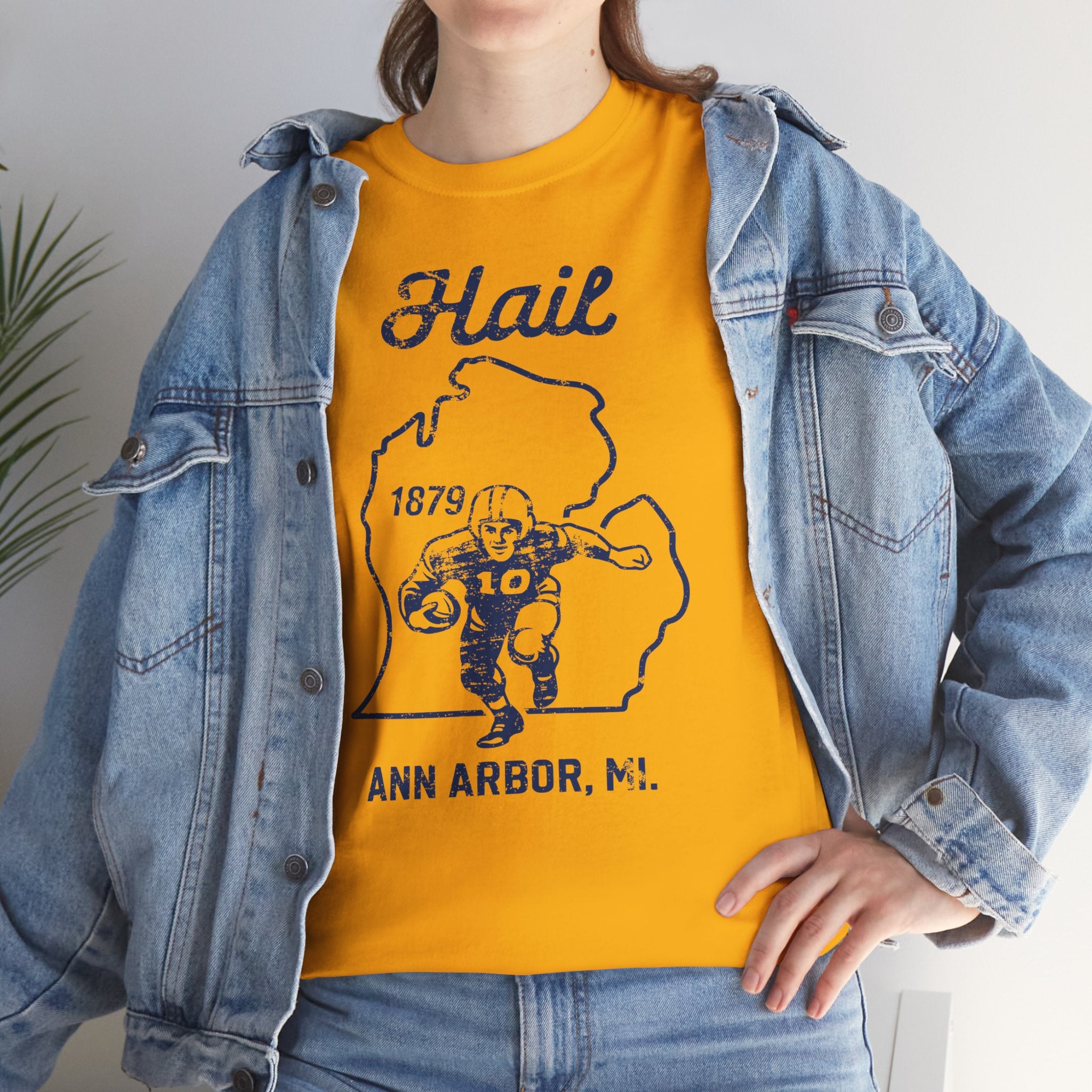 Hail MI Blue Basic T-Shirt - Unisex