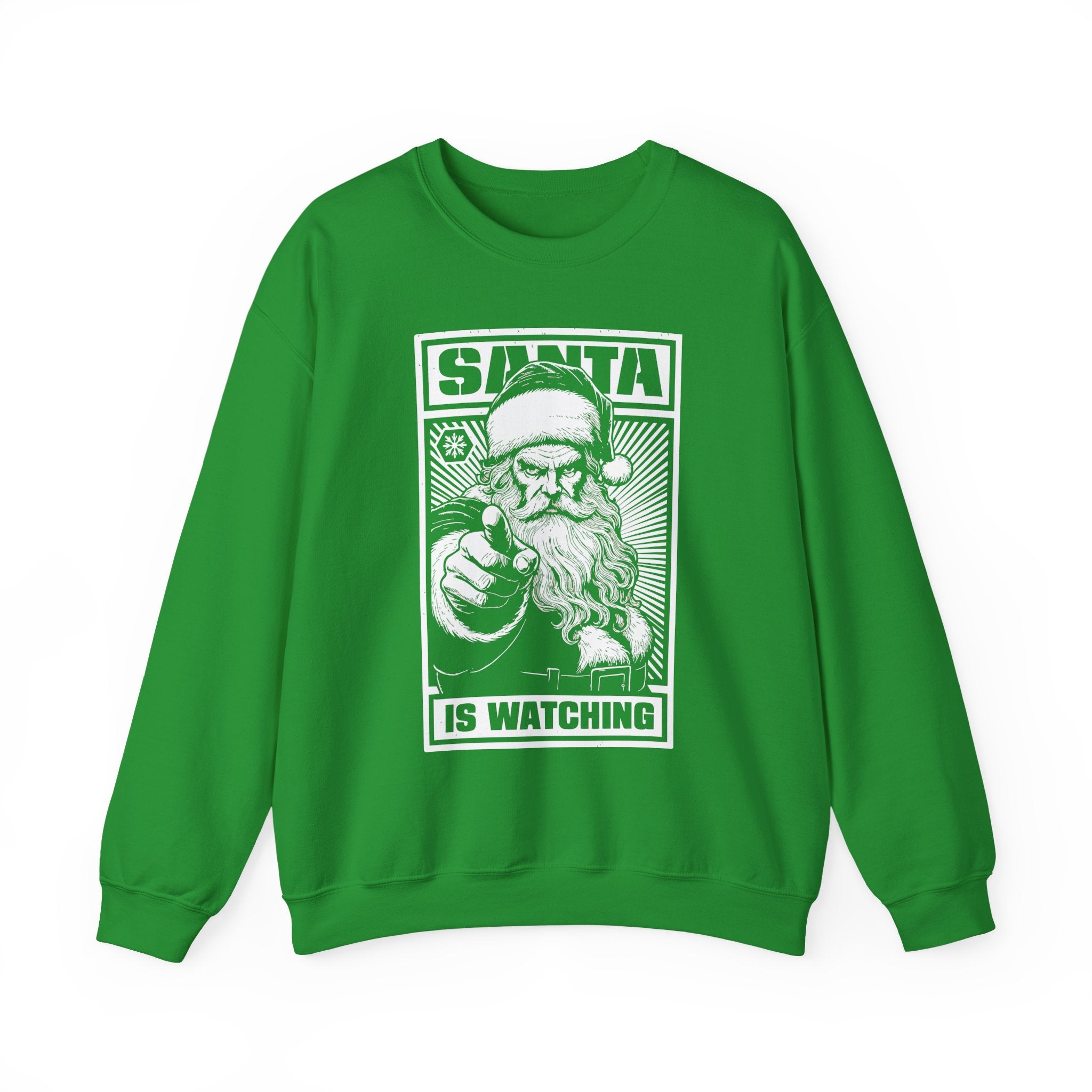 Santa is Watching Crewneck Sweatshirt - Unisex
