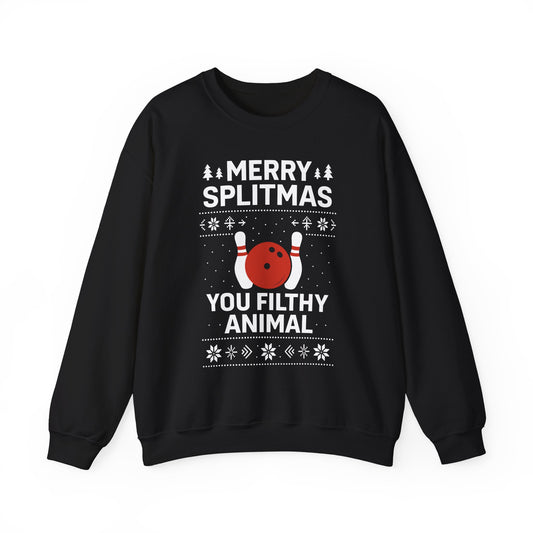 Merry Splitmas Crewneck Sweatshirt - Unisex