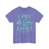 Basic T-Shirt - Unisex - I Pee In Lakes Retro