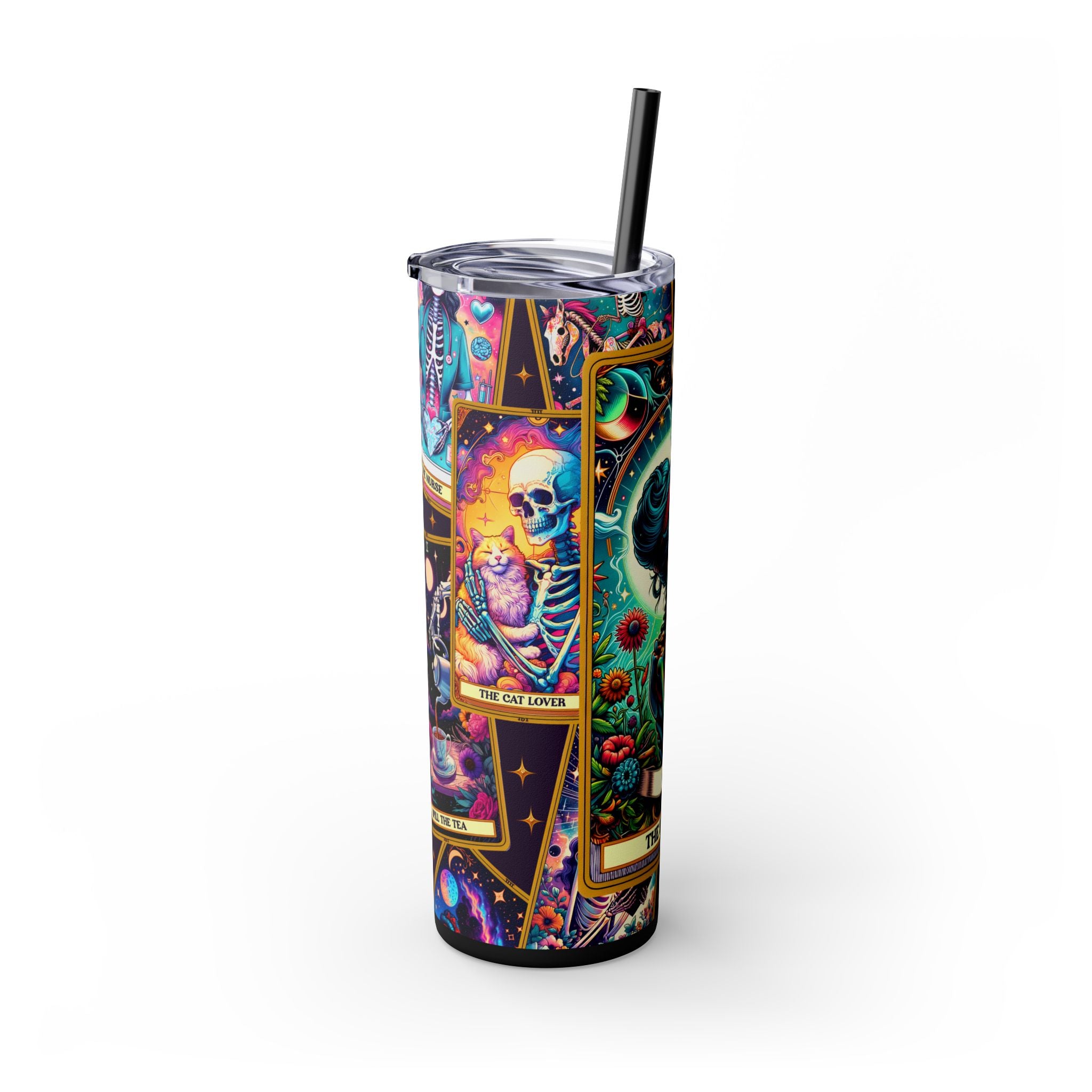 The Stoner 1 Skinny Steel Tumbler with Straw, 20oz
