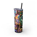 The Stoner 1 Skinny Steel Tumbler with Straw, 20oz