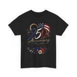 Floral Flag 250 Anniversary 1776 2026 Patriotic Americana Basic T-Shirt - Unisex
