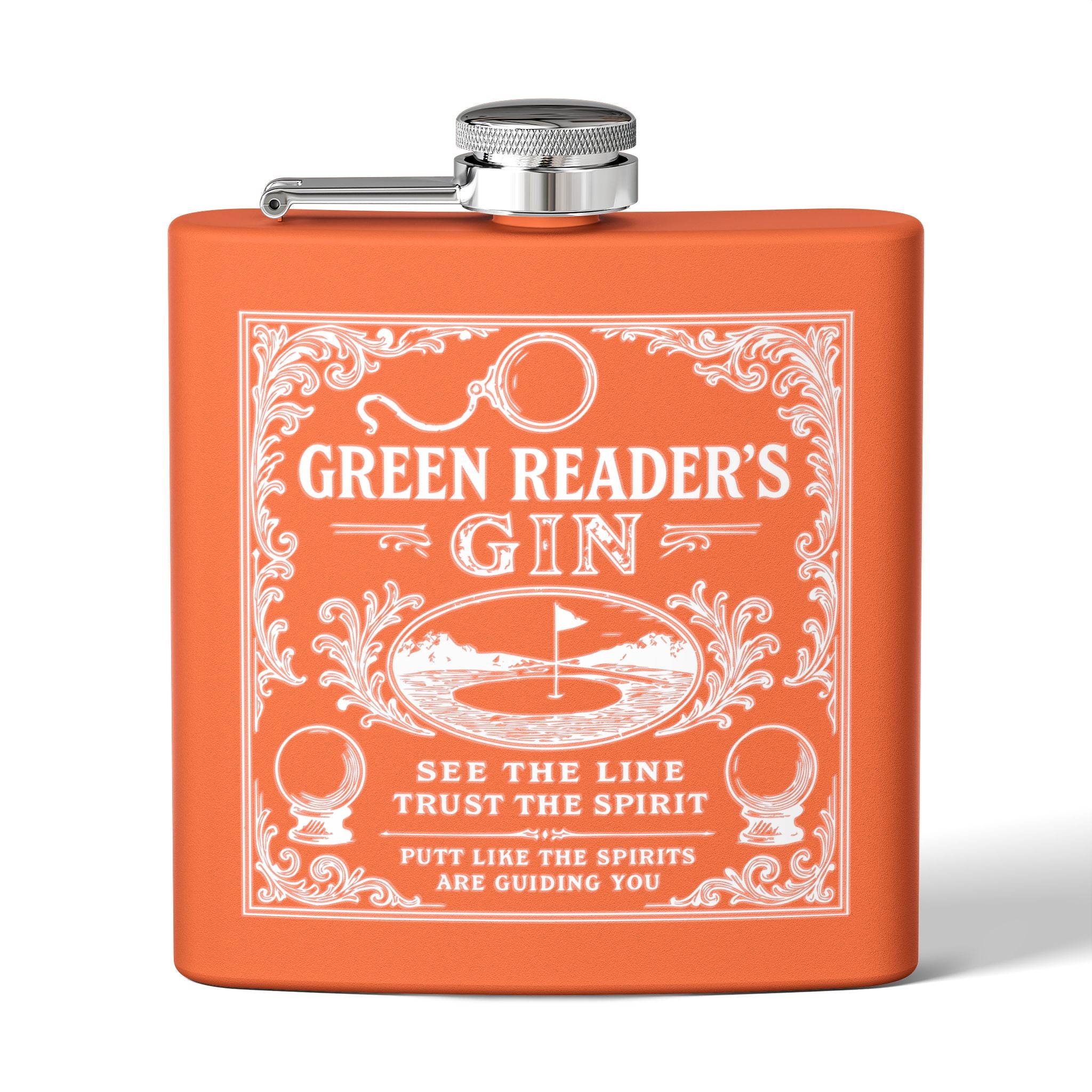 Green Reader's Flask - 6oz