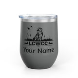 LCWCC Dog Logo Wine Tumbler - 12oz