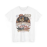 Stoned Eagle 1776 2026 Funny Patriotic Americana Basic T-Shirt - Unisex