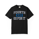 Fourth and Go For It Blue & Gray Premium T-Shirt - Unisex