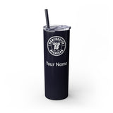 Manchester Local AF Skinny Steel Tumbler with Straw - 20oz