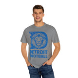 Detroit Football Blue Premium T-Shirt - Unisex