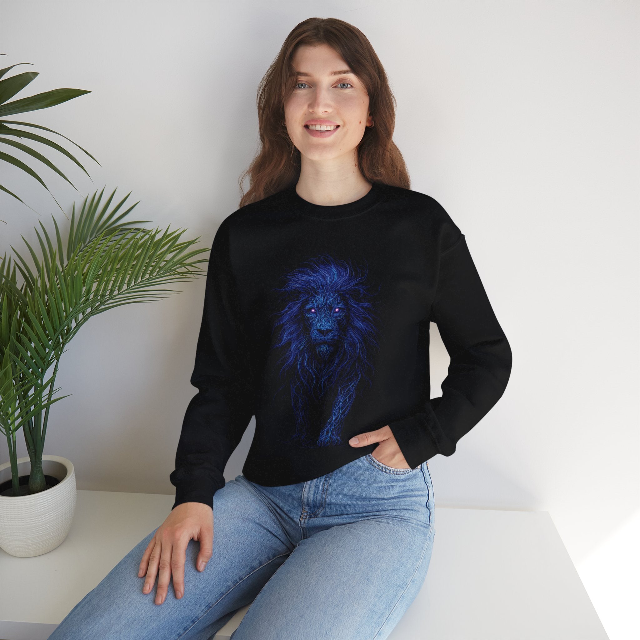Lion Wire Crewneck Sweatshirt - Unisex