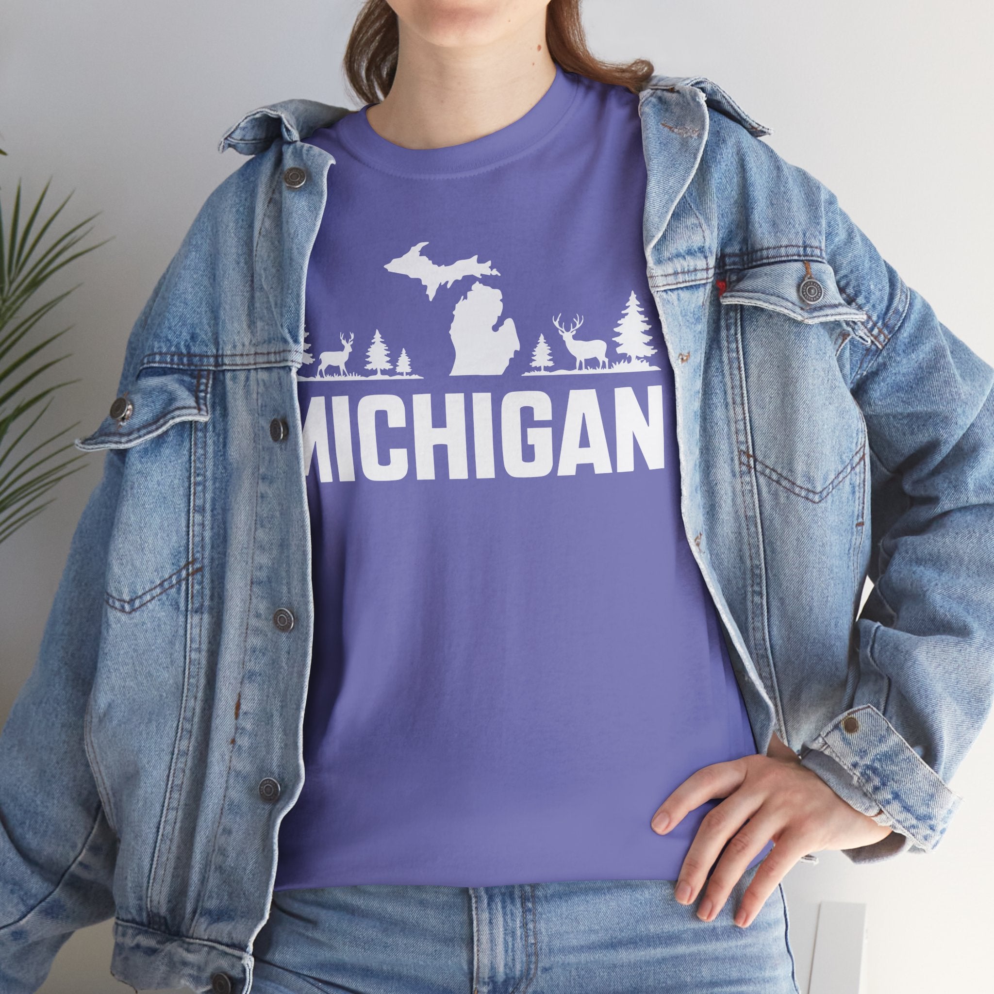 Michigan Deer Basic T-Shirt - Unisex
