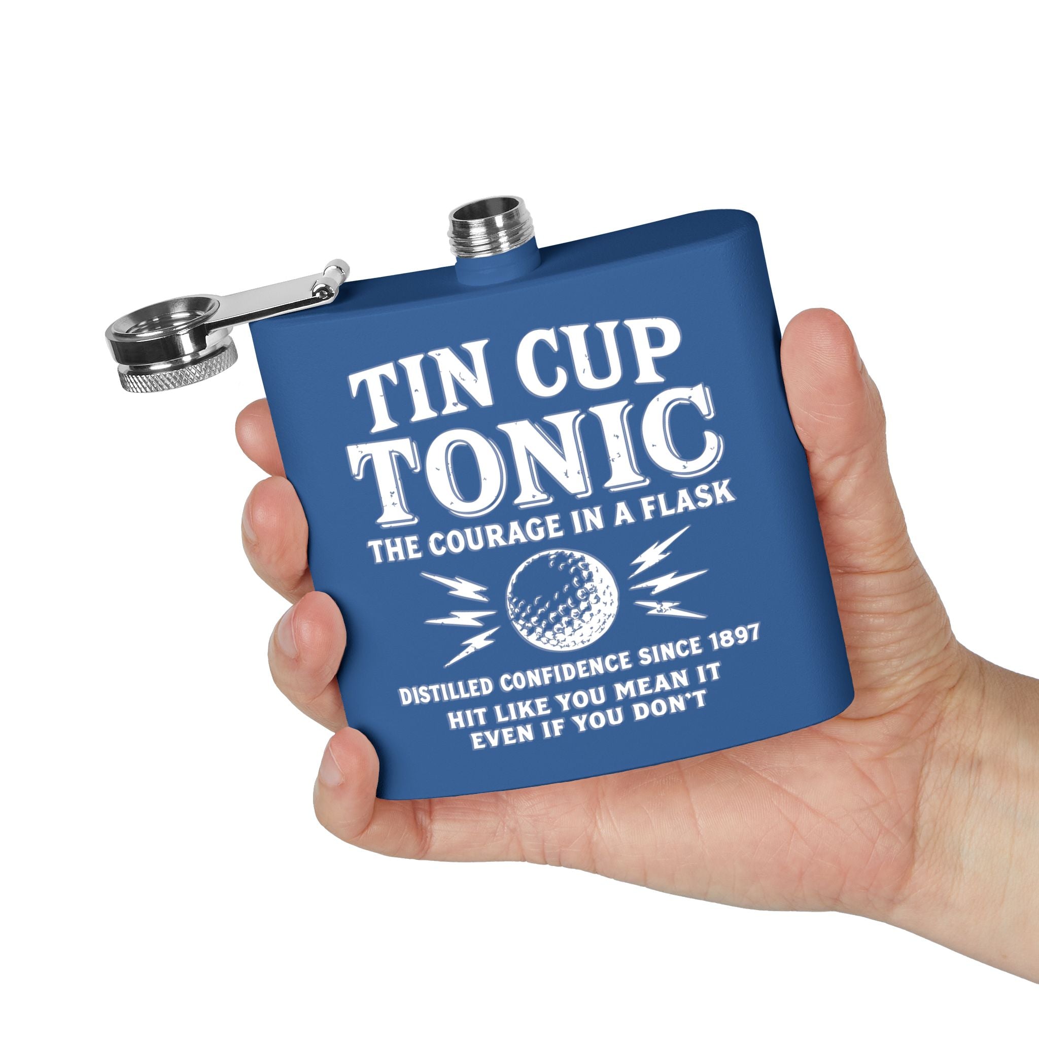 Tin Cup Tonic Flask - 6oz