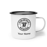 Fowlerville Local AF Camping Mug - 12oz