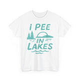 Basic T-Shirt - Unisex - I Pee In Lakes Retro