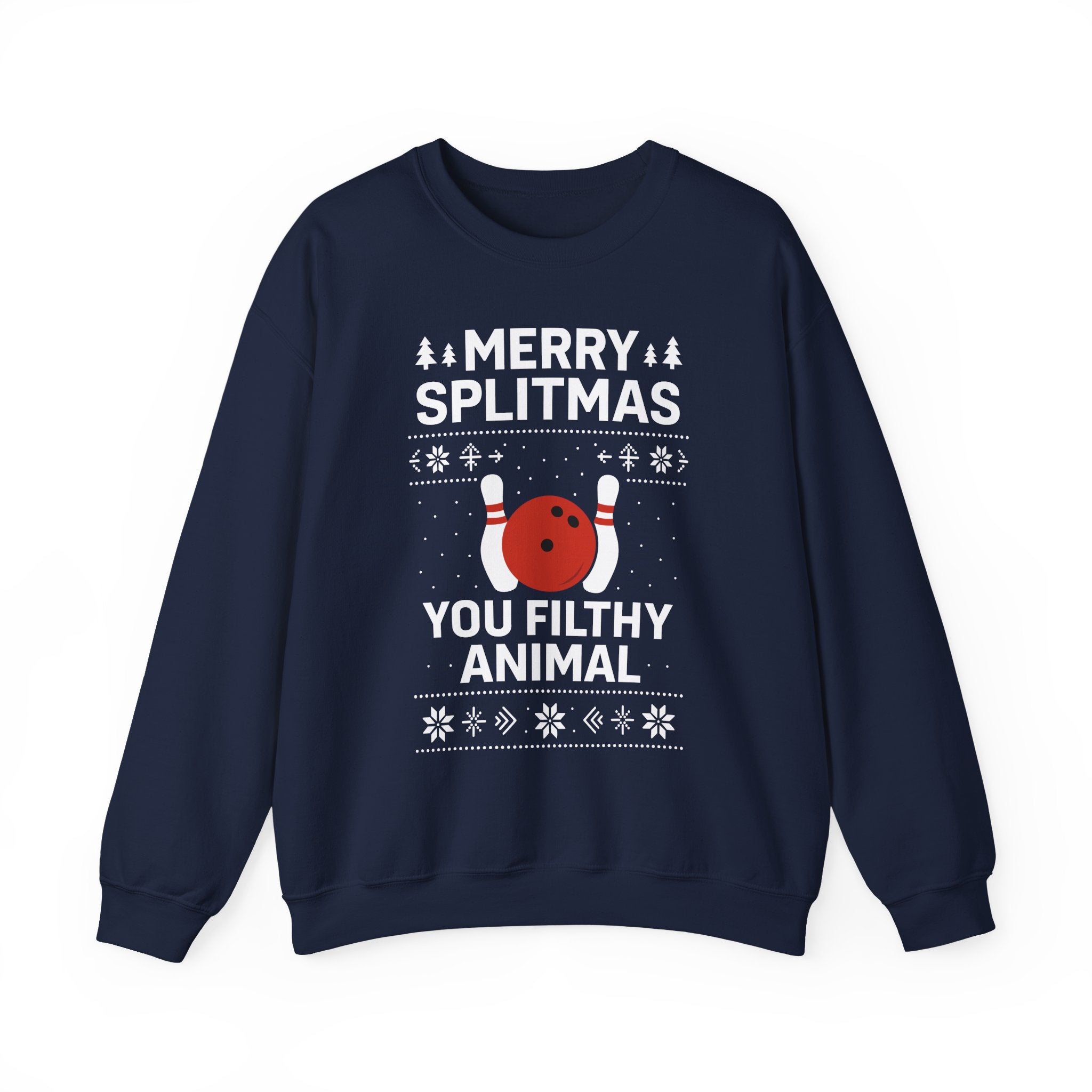 Merry Splitmas Crewneck Sweatshirt - Unisex
