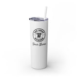 Ann Arbor Local AF Skinny Steel Tumbler with Straw - 20oz