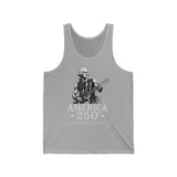 Monochrome Rocker America 250 Anniversary Distressed Patriotic Basic T-Shirt - Unisex