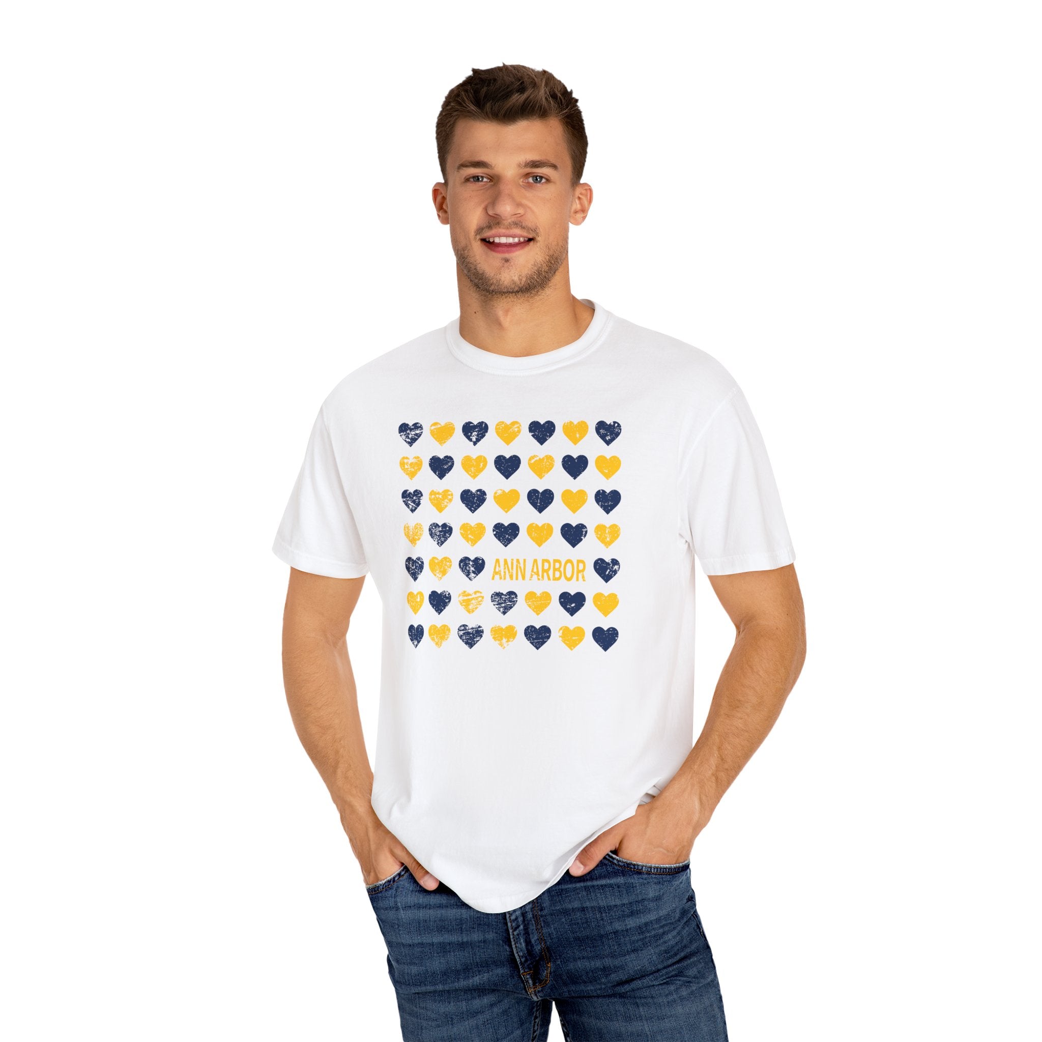 Wolverines Hearts Premium T-Shirt - Unisex