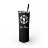 Manchester Local AF Skinny Steel Tumbler with Straw - 20oz