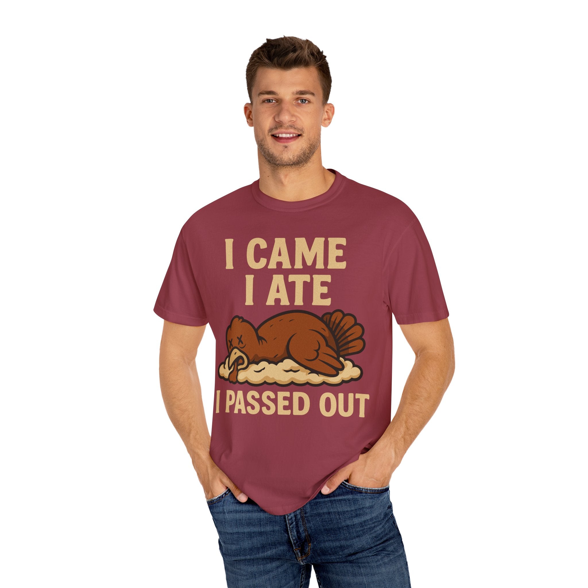 I Came I Ate I Passed Out Premium T-Shirt - Unisex