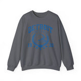 Detroit Football 1930 Blue Crewneck Sweatshirt - Unisex