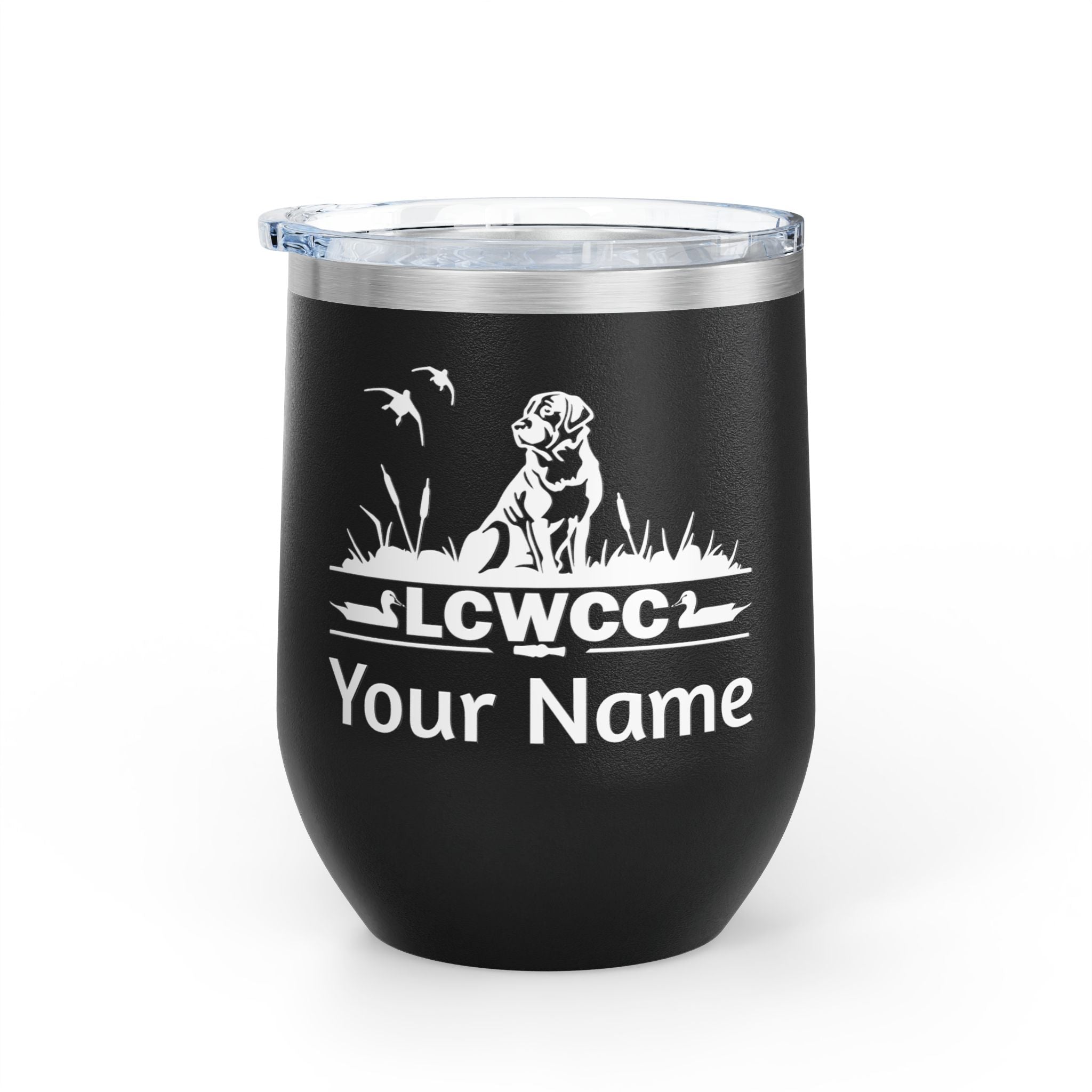 LCWCC Dog Logo Wine Tumbler - 12oz