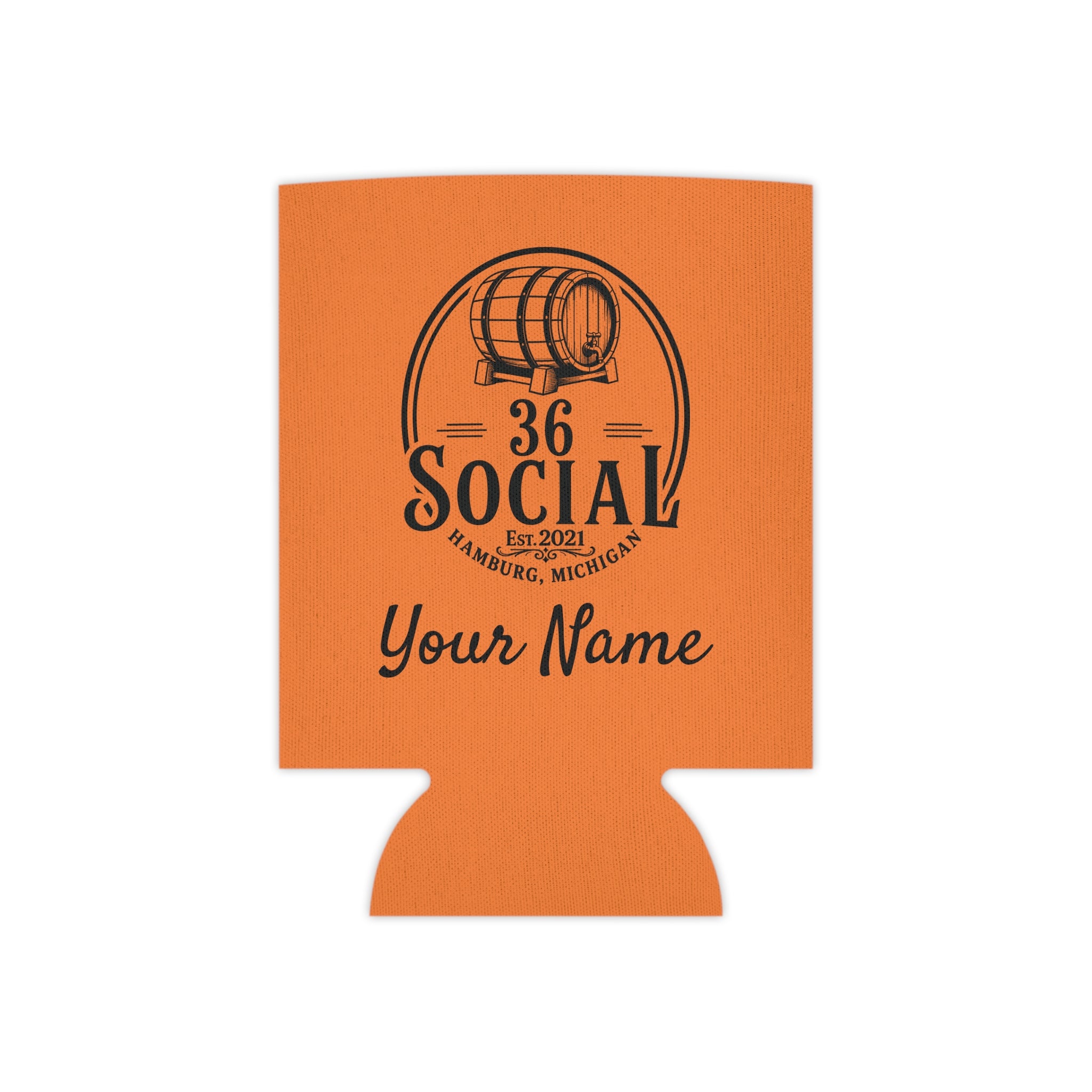 36 Social Logo 2 SL Can Cooler - Regular - Orange (Satisfy)