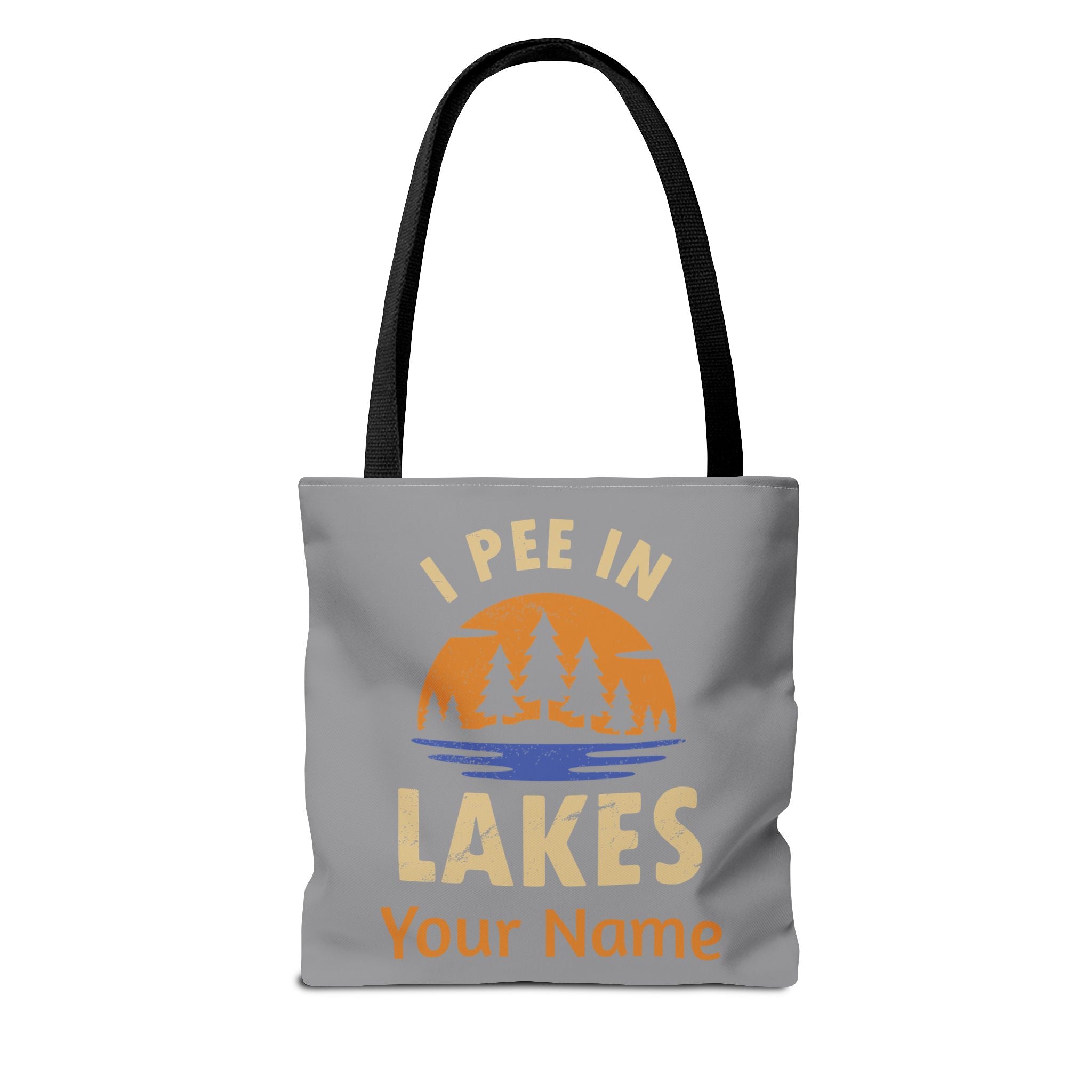 Tote Bag - I Pee In Lakes Retro Sun
