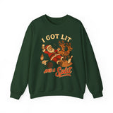 I Got Lit And A Split Crewneck Sweatshirt - Unisex