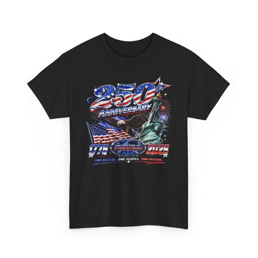 Statue Eagle America 250th Anniversary Patriotic Fireworks Basic T-Shirt - Unisex