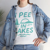 Basic T-Shirt - Unisex - I Pee In Lakes Retro