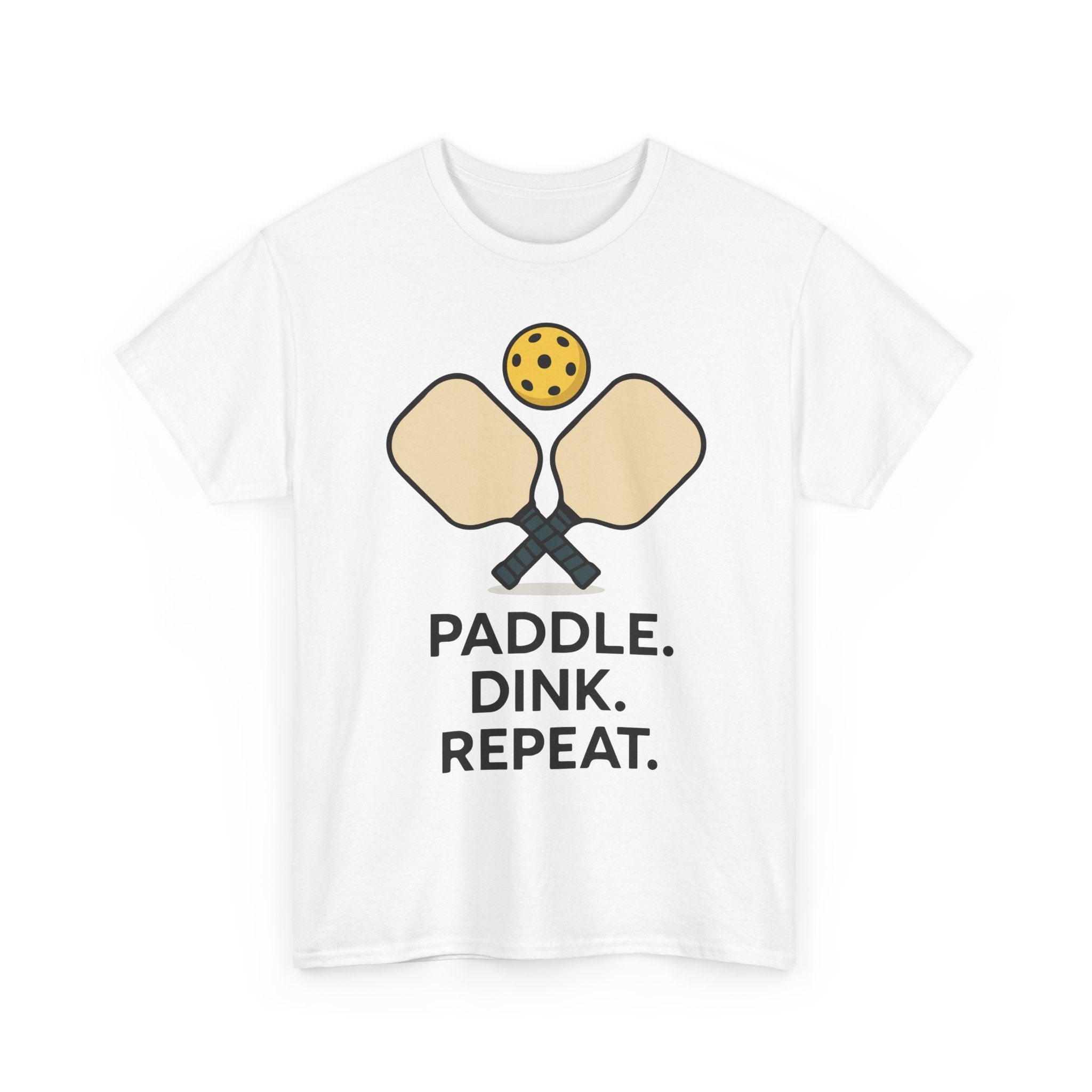 Paddle Dink Repeat Basic T-Shirt - Unisex
